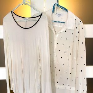 Alfred Sung blouse and shirt set